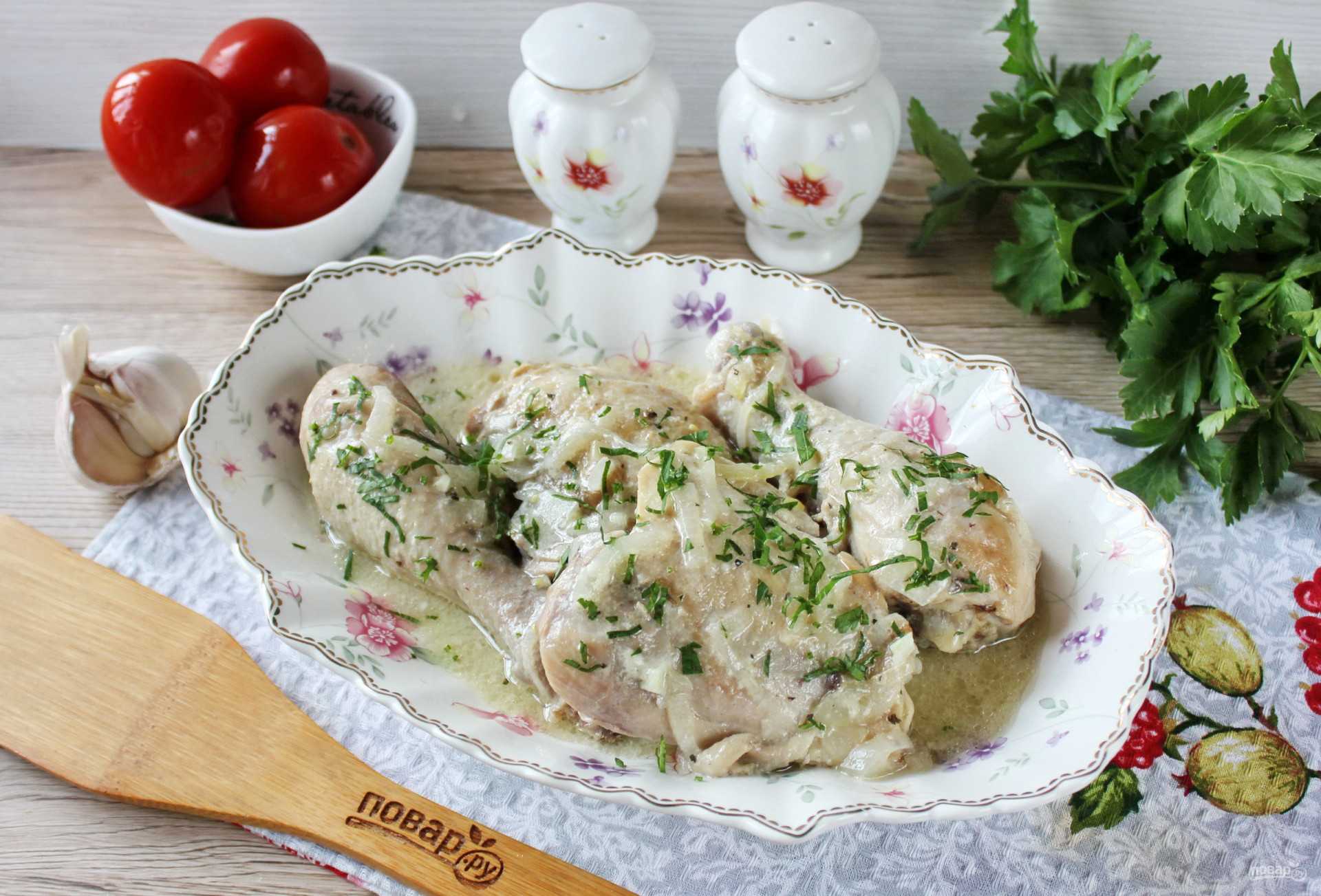 Простой рецепт гедлибже (курица в сметане по-кабардински)