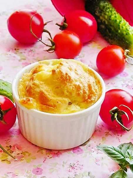 Суфле низкокалорийное из куриной грудки в духовке