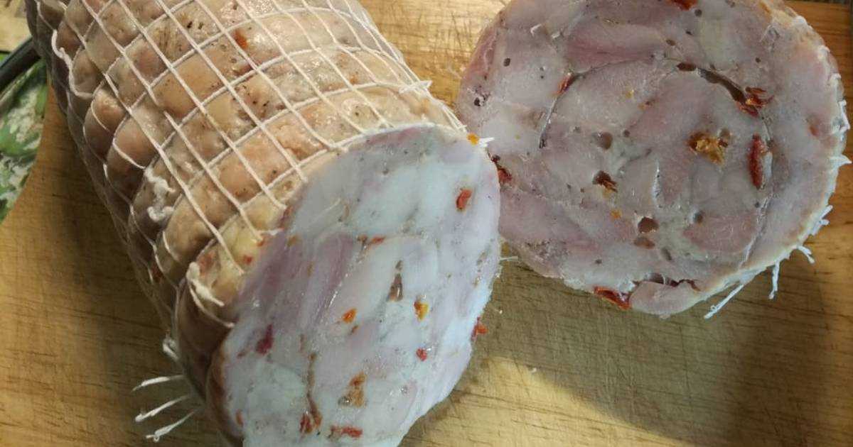Куриный рулет с желатином в пищевой пленке – 5 пошаговых рецептов