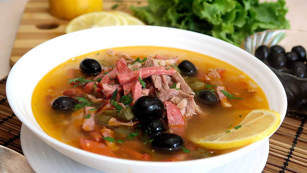 Сборная мясная солянка: классические рецепты в домашних условиях