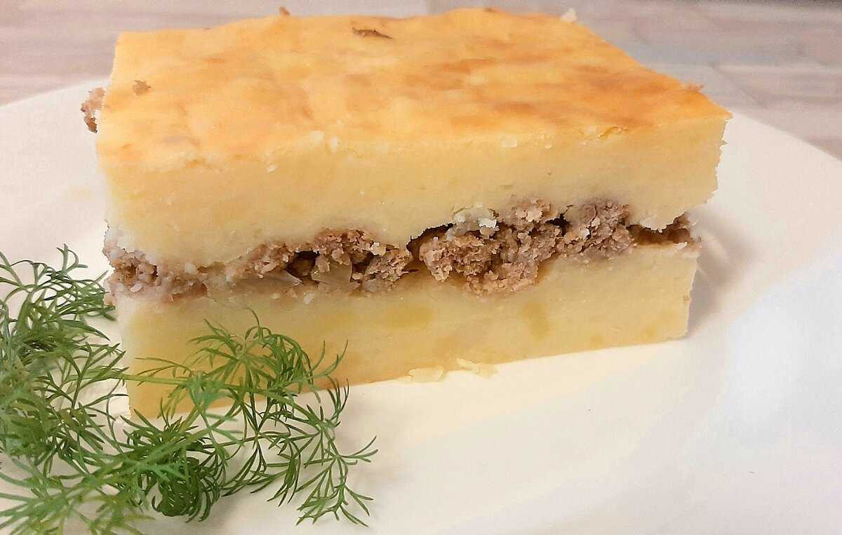 Запеканка картофель с куриным фаршем в духовке рецепт с фото - 1000.menu