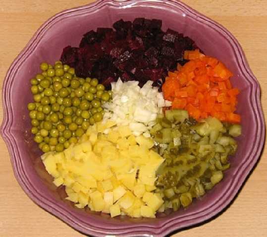 Винегрет - кулинарные секреты приготовления и вкусные рецепты