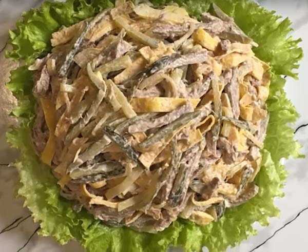 Салат «министерский» с курицей - быстро и просто