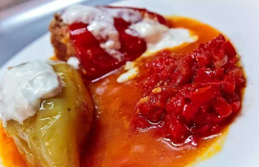 Рецепты приготовления фаршированного перца с фаршем и рисом в кастрюле