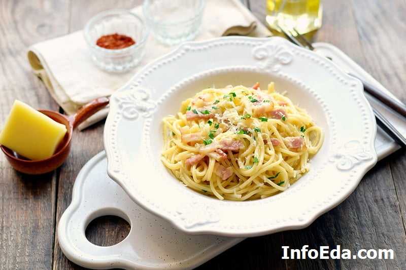Классическая паста карбонара 🍝 рецепт с фото | пошаговое приготовление в домашних условиях