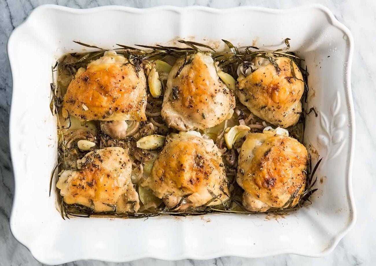 Запеченные куриные бедрышки в духовке - 36 рецептов - 1000.menu