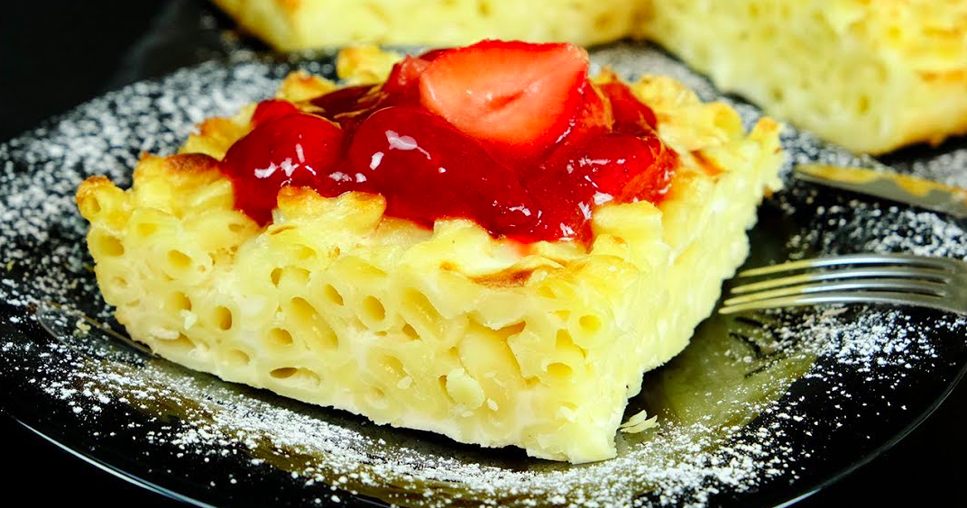 Рецепт лапшевника с творогом как в детском саду | меню недели