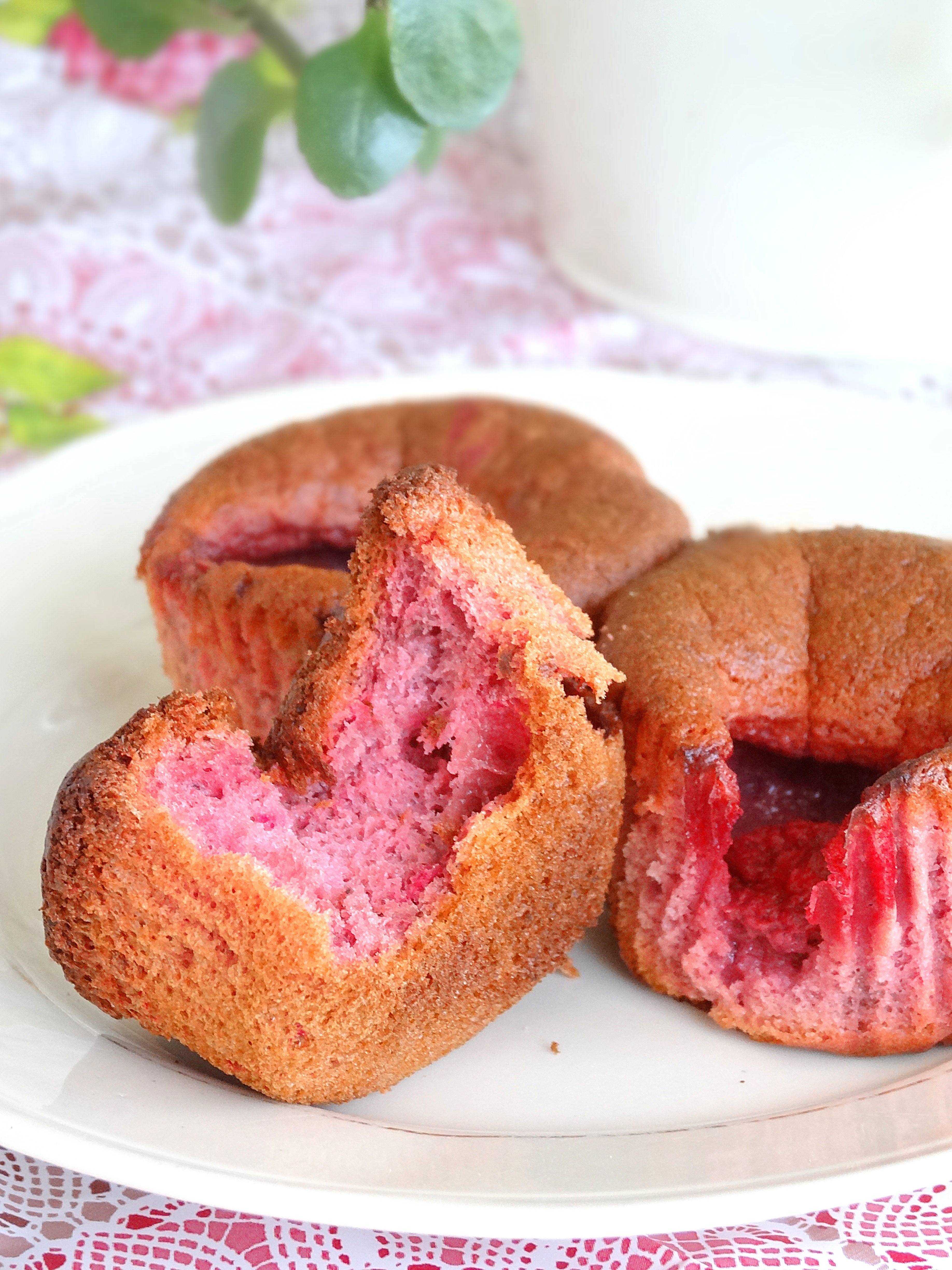 Кексы с клубникой пошаговый рецепт