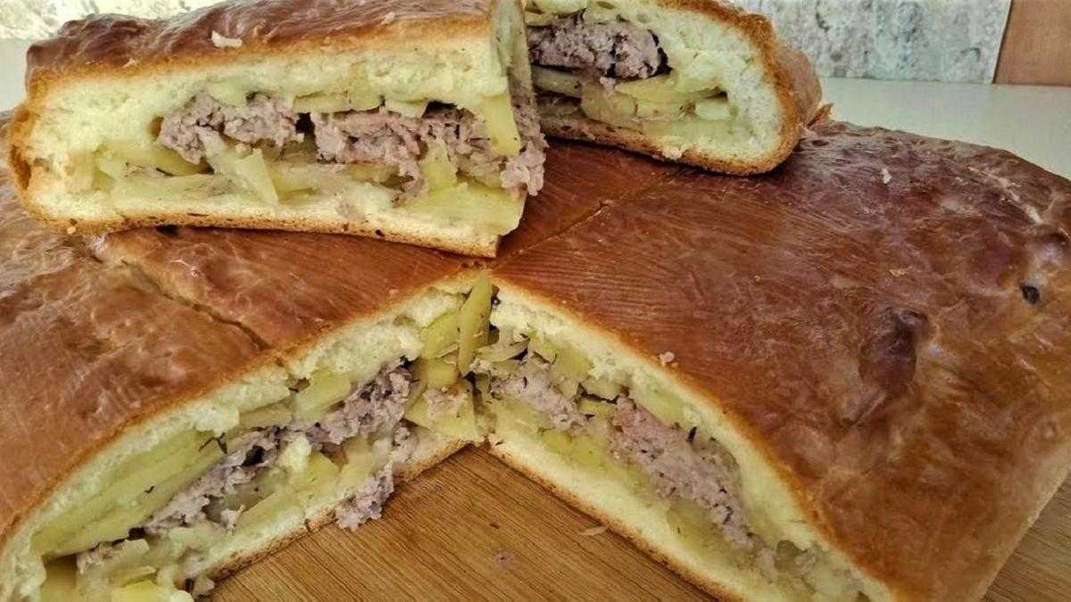Пирог с фаршем в духовке рецепт