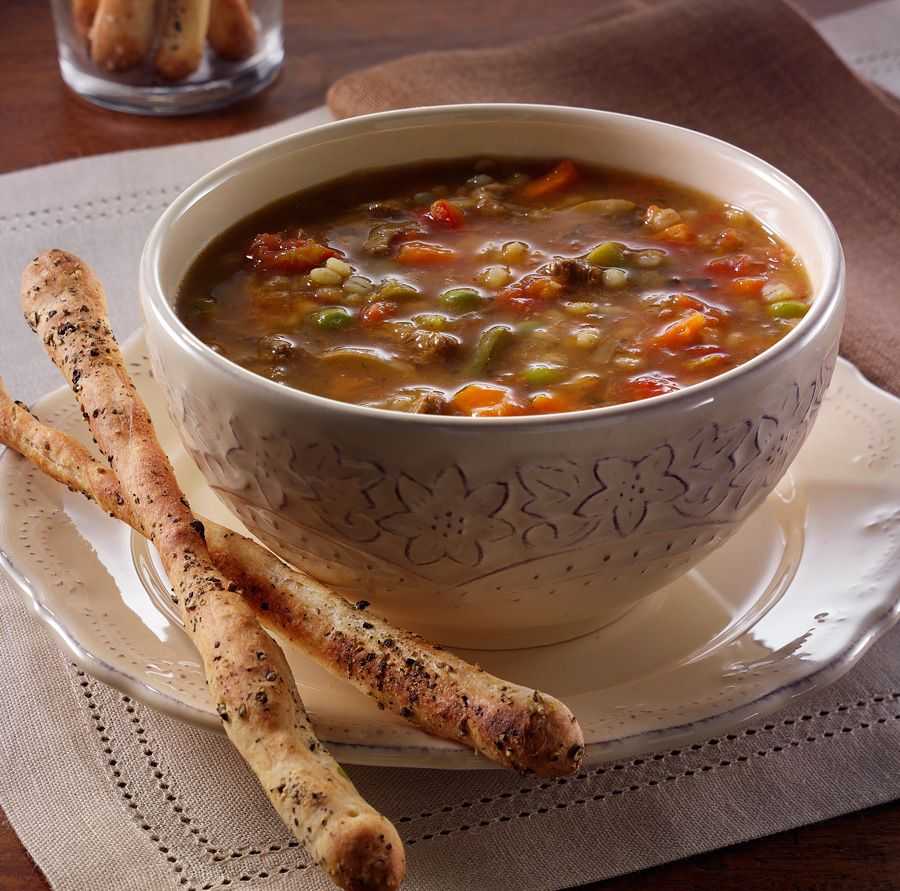 Мамин рецепт грибного супа с мясом из шампиньонов с фото пошагово