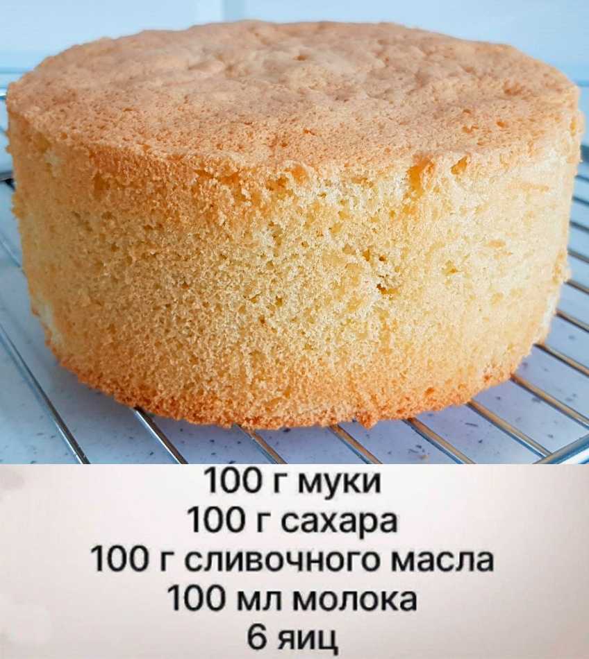 Рецепт классического бисквита -пошаговый рецепт с фото