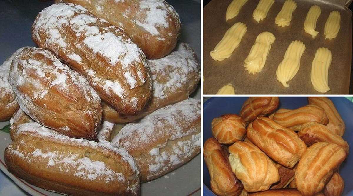 Рецепт эклеров - с фото пошагово в домашних условиях - сладкие хроники