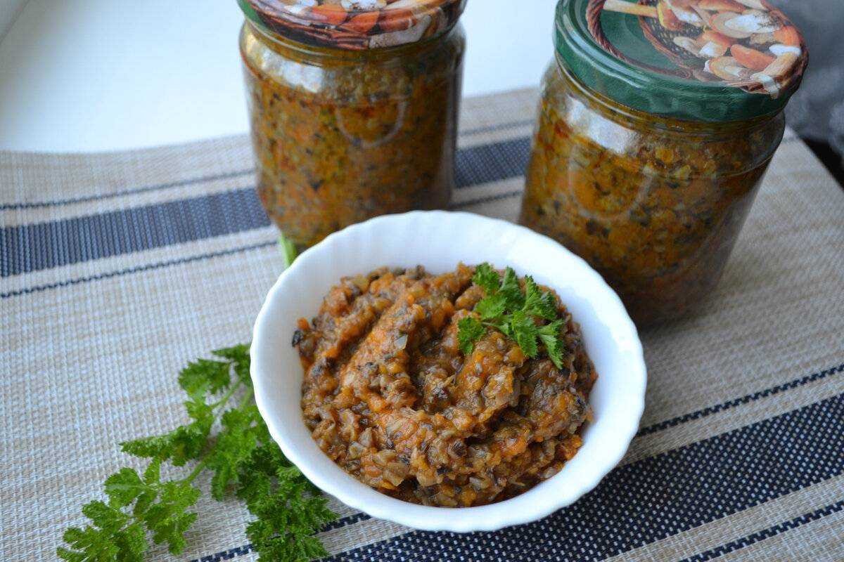 Грибная икра из опят на зиму в банках — самые вкусные и простые рецепты приготовления