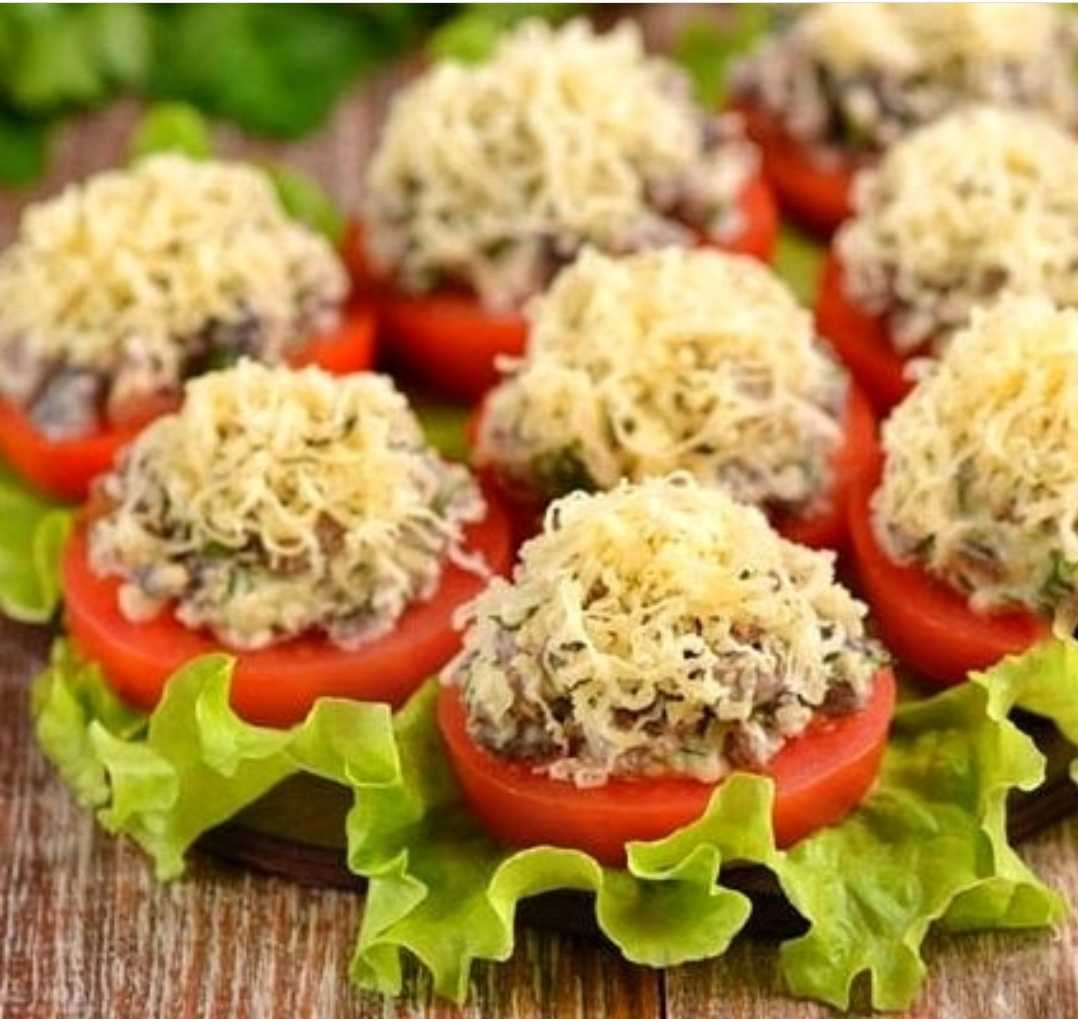 Вкусные закуски из грибов и овощей Пошаговые кулинарные рецепты с фото Горячие и холодные закуски Приготовить вкусные закуски из грибов и овощей легко