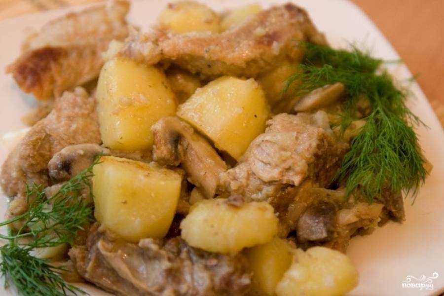 12 крутых рецептов свиных ребрышек с картошкой в духовке
