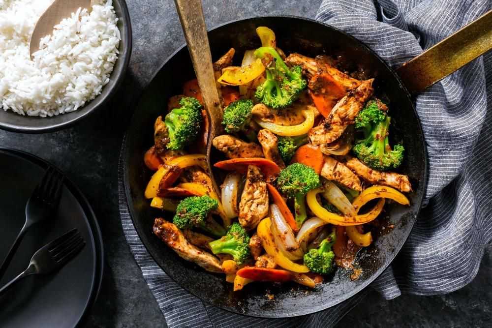 Стир-фрай из свинины с овощами: пошаговый рецепт приготовления с фото