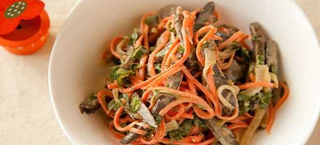 Салат с куриной печенью и кукурузой - 8 пошаговых фото в рецепте