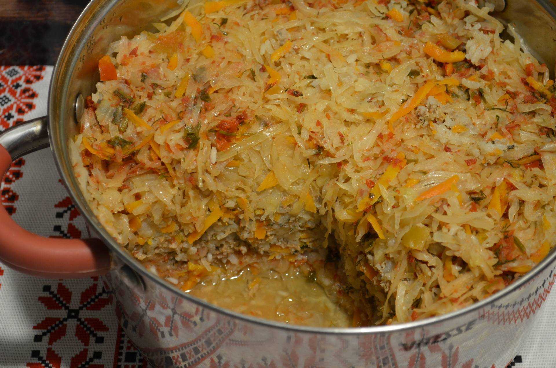 Рис с капустой — 114 домашних вкусных рецепта приготовления