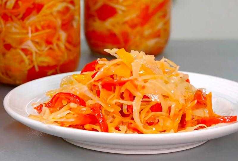 Салат кубанский на зиму с капустой рецепт фото пошагово и видео - 1000.menu