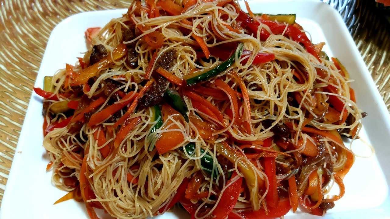 15 рецептов самой вкусной фунчозы с овощами