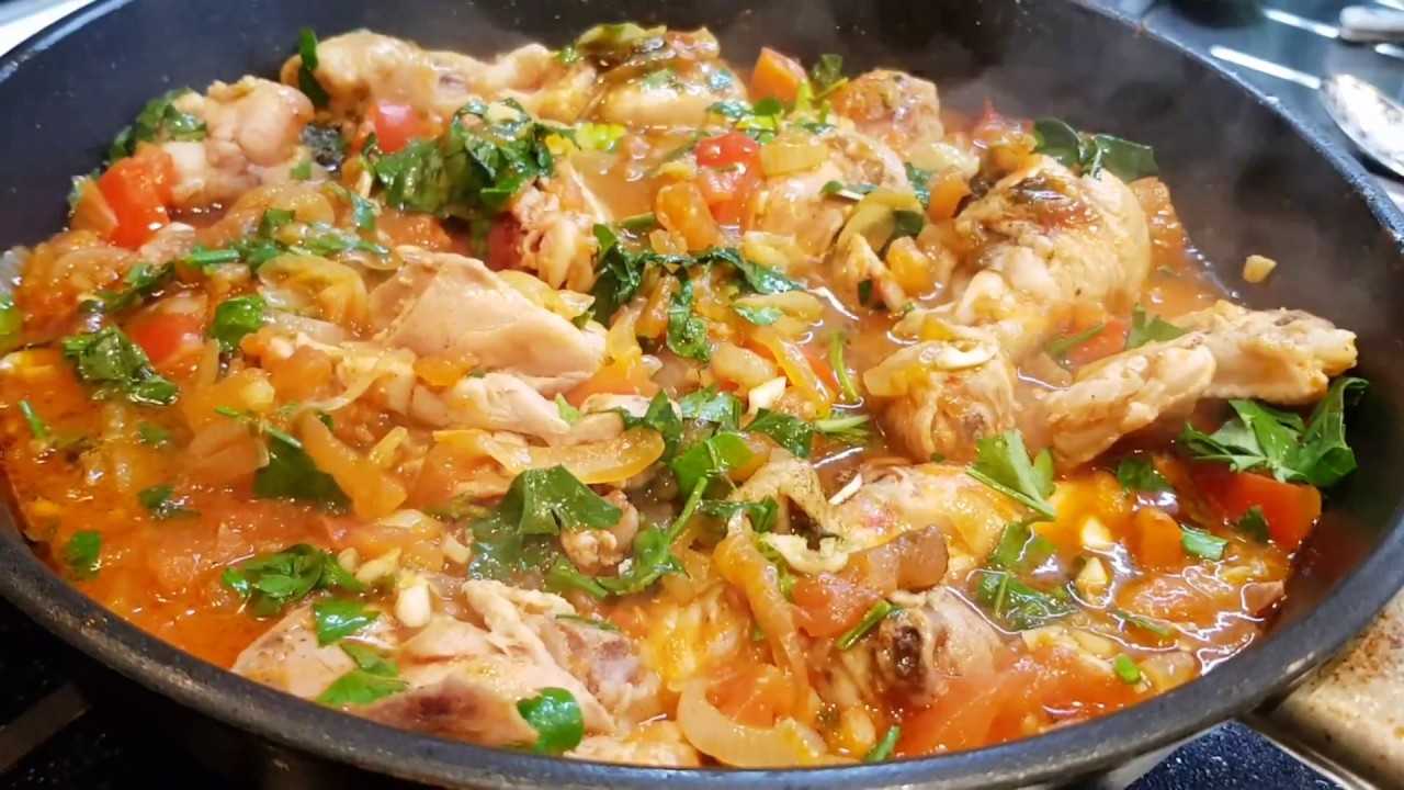 Чахохбили из курицы в мультиварке