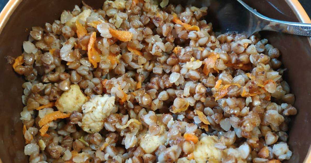 Гречневая каша с луком классический пошаговый рецепт с фото