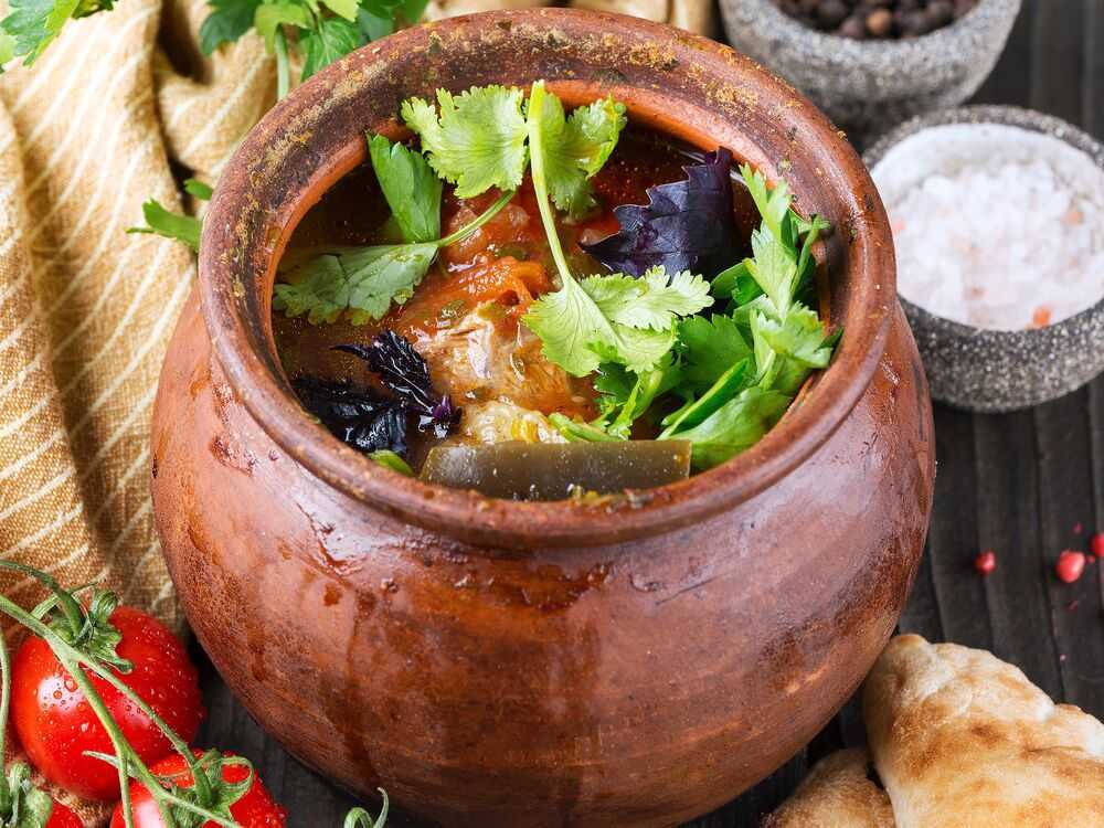 Чанахи по-грузински в горшочках — рецепт с бараниной