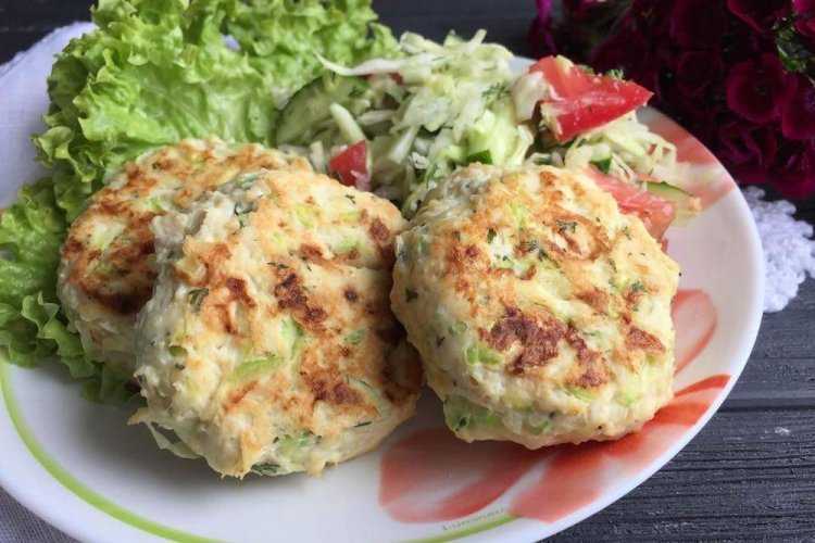 Куриные котлеты с морковью и кабачком | меню недели