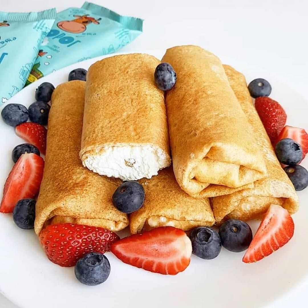Блинчики с творогом — самый вкусный рецепт
