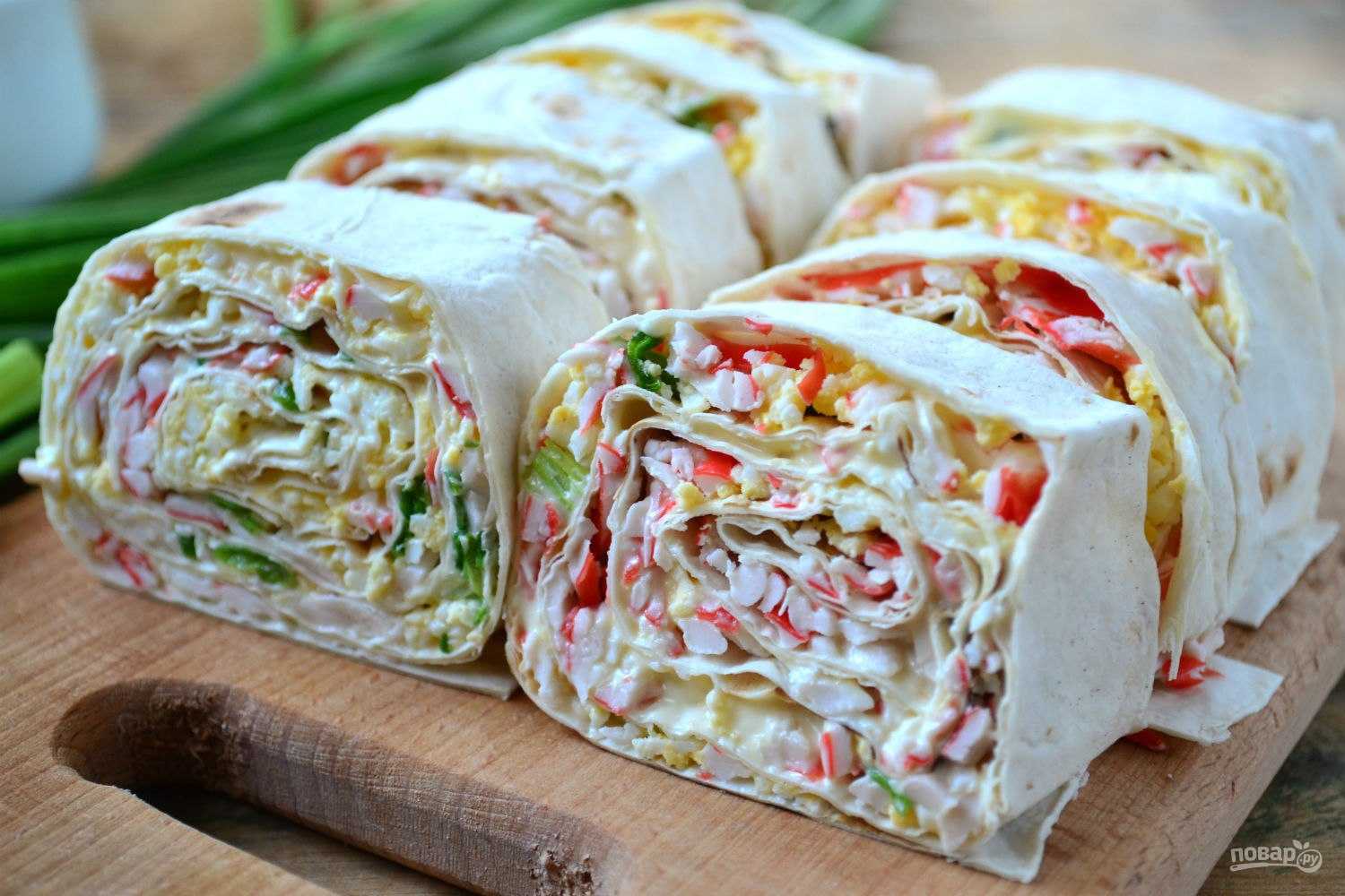 Рулеты с красной рыбой с лавашом и не только 12 рецептов - 1000.menu