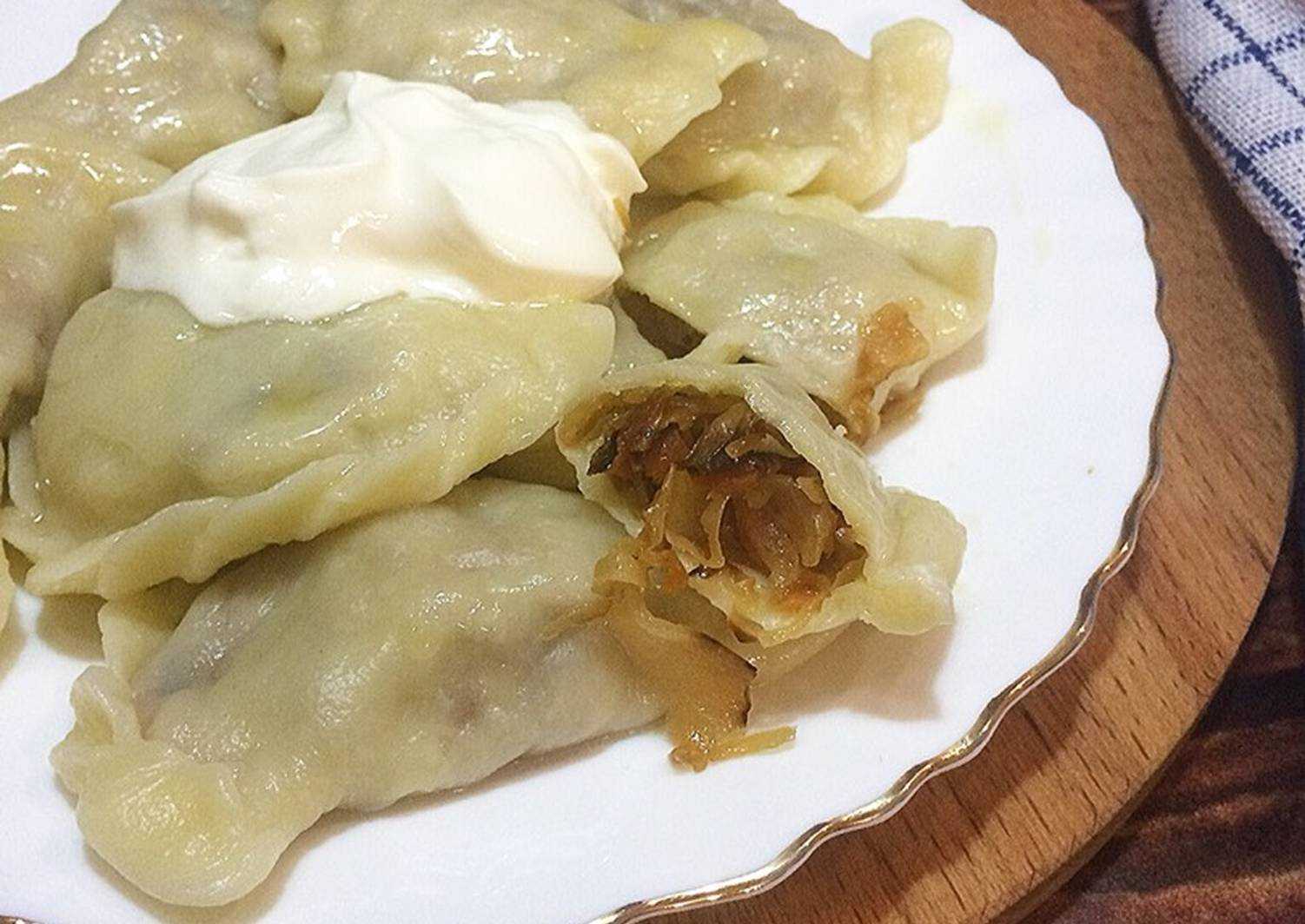 Вареники с капустой
