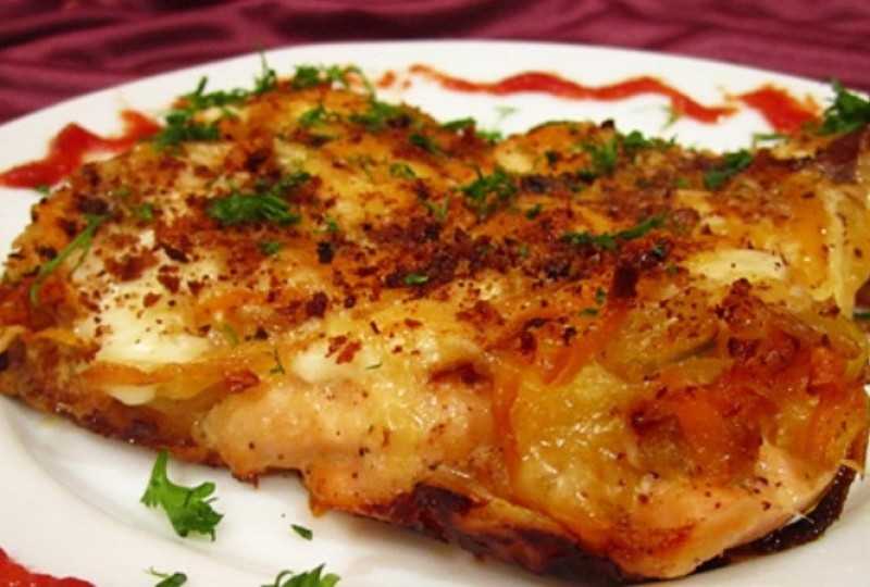 Горбуша с овощами и сыром в духовке - вкусные советы