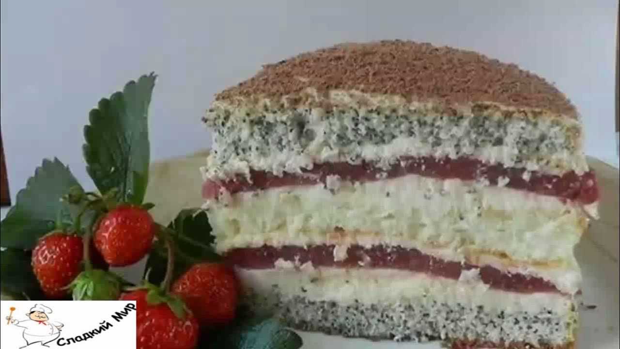 Густой клубничный крем для торта