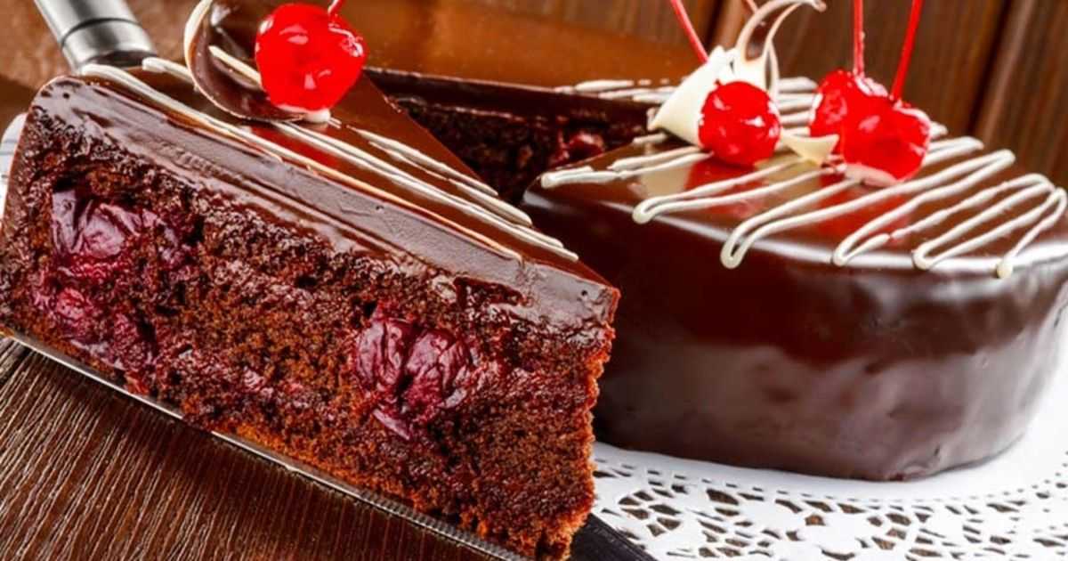 Шоколадный торт с вишней – 7 вкусных рецептов