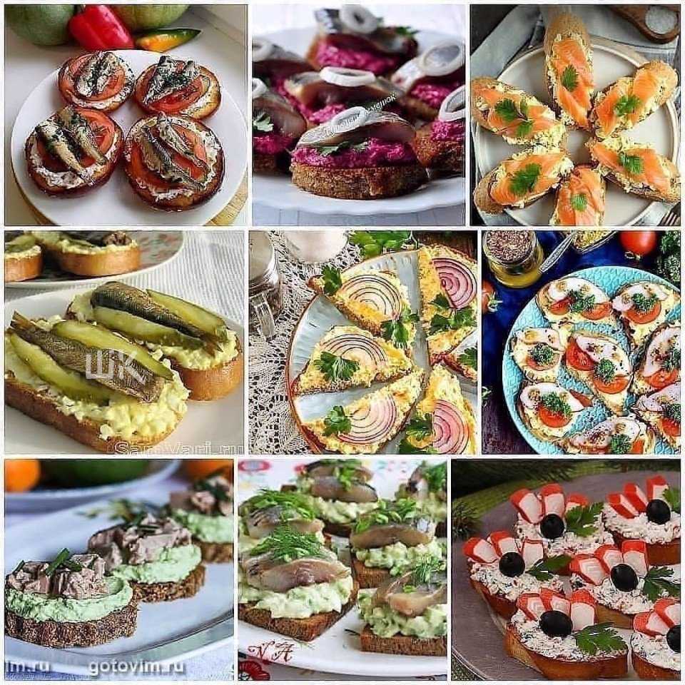 Бутерброды на праздничный стол: топ простых и вкусных рецептов