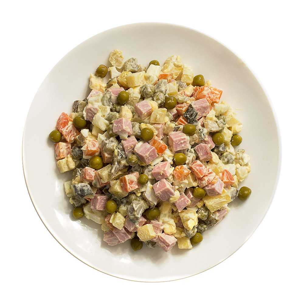 Салат с копченой колбасой - 53 рецепта приготовления пошагово - 1000.menu