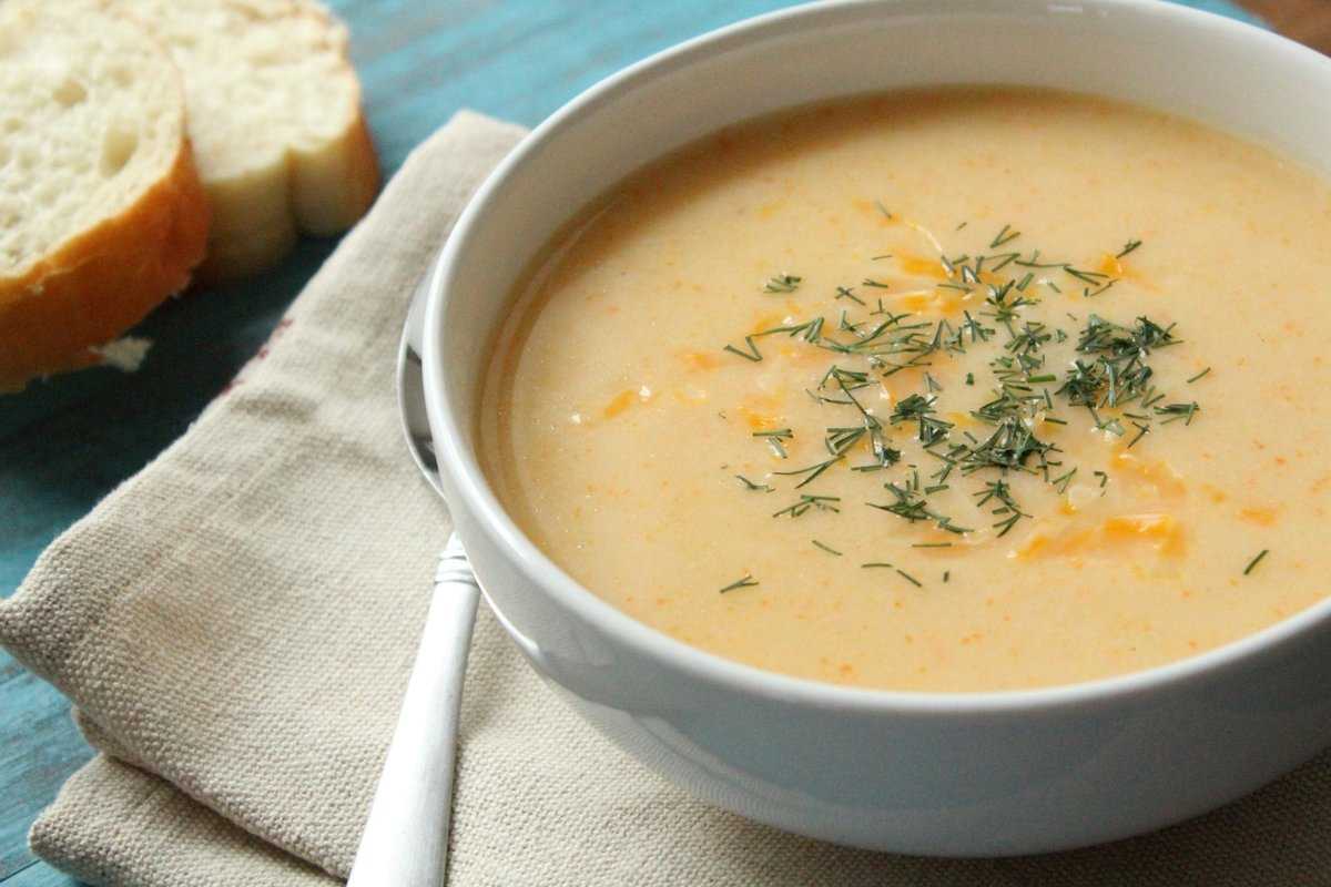 Суп с плавленым сыром и курицей — 7 рецептов