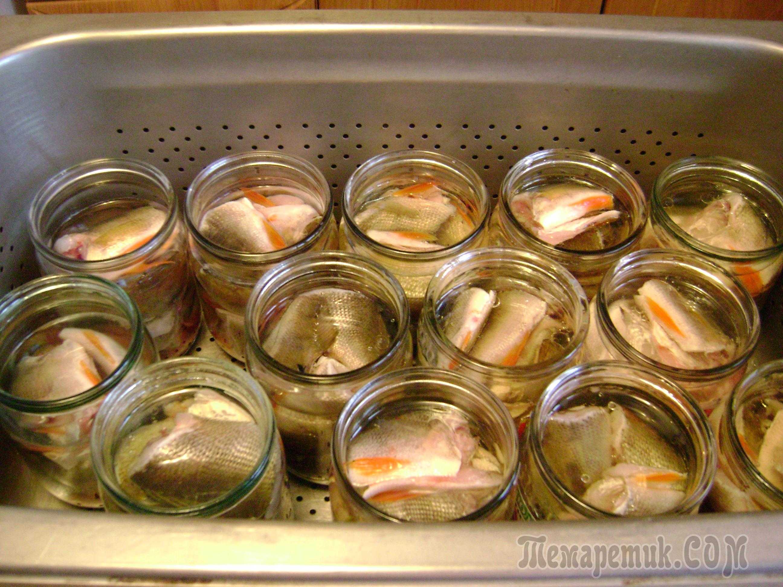 Рыбные консервы из речной рыбы в автоклаве