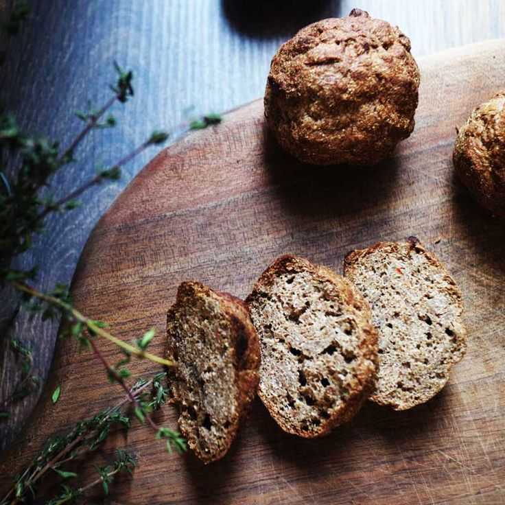 Булочки из миндальной муки с псиллиумом