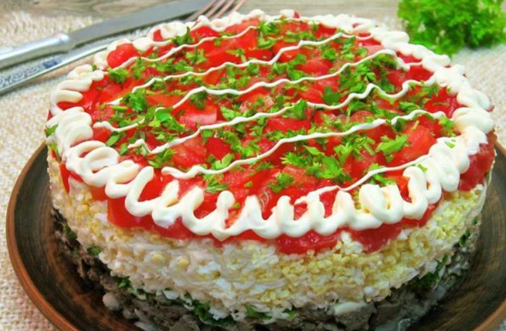 Салат любимый муж с помидорами и копченой курицей рецепт с фото фоторецепт.ru