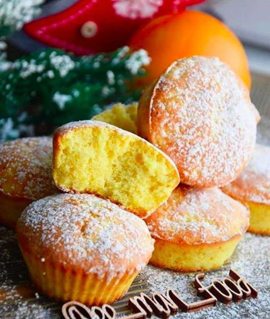 Апельсиновые маффины — 5 рецептов маффинов с цедрой и соком апельсина