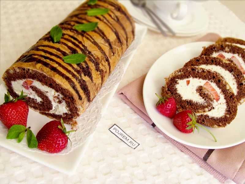 Кокосовый рулет, рецепт с фото | десерт с кокосовой стружкой
