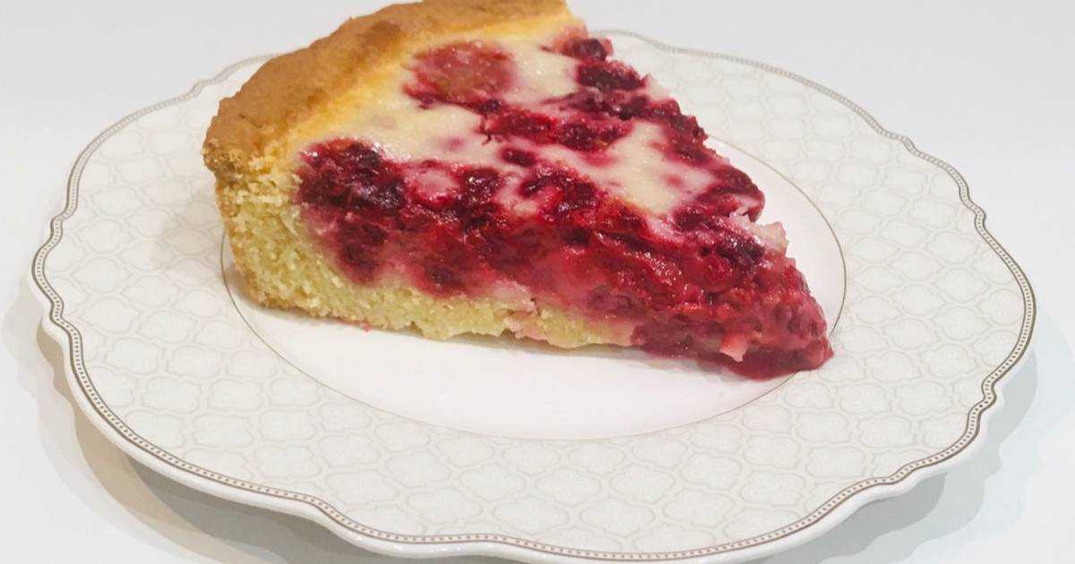 Цветаевский пирог с малиной
