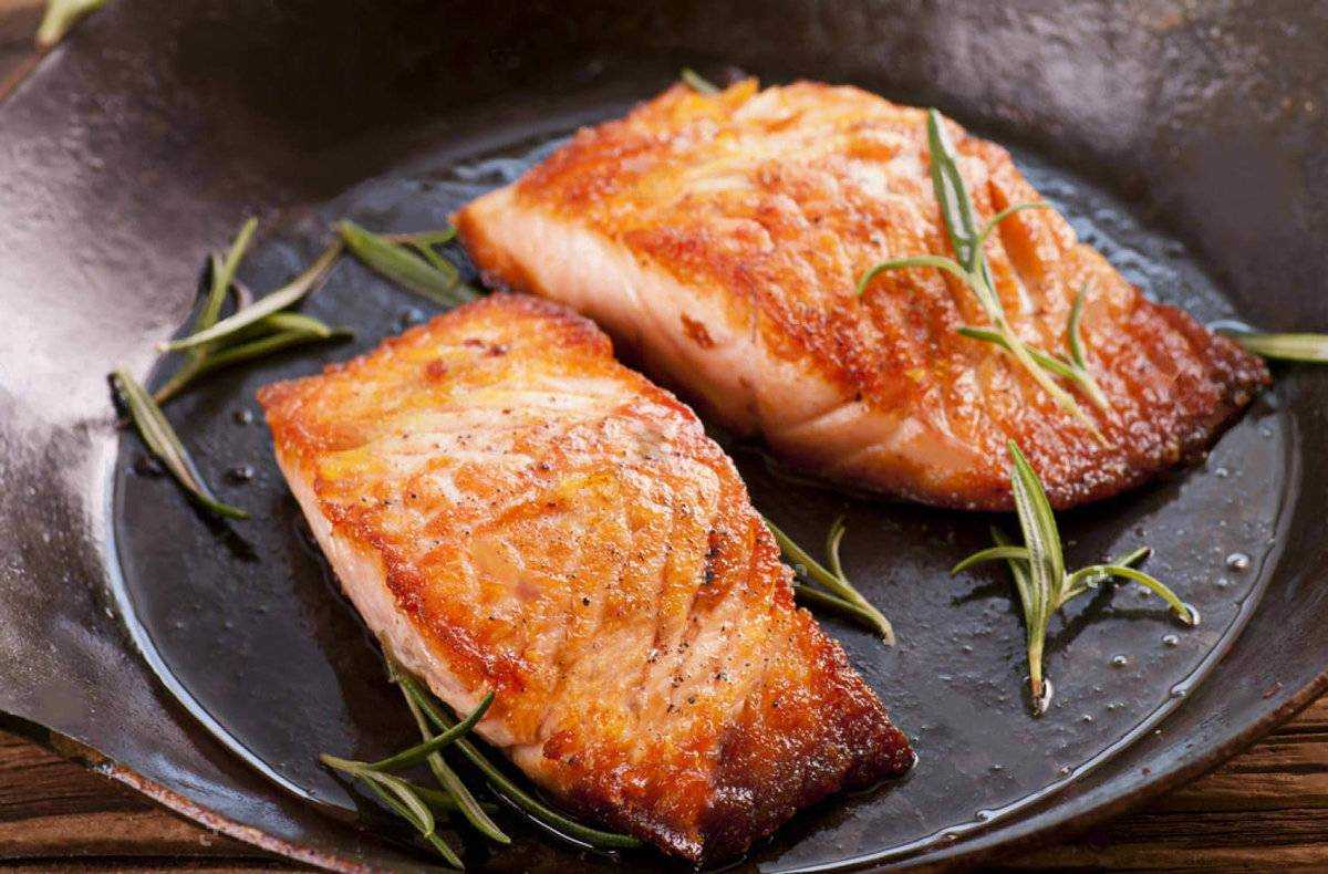 Рецепт приготовления вкусного стейка из семги