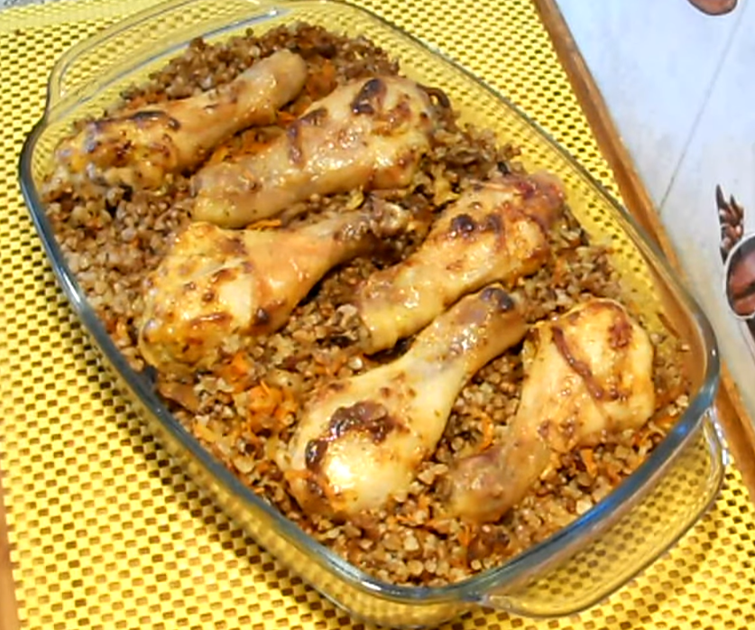 Курица, фаршированная гречкой пошаговый рецепт