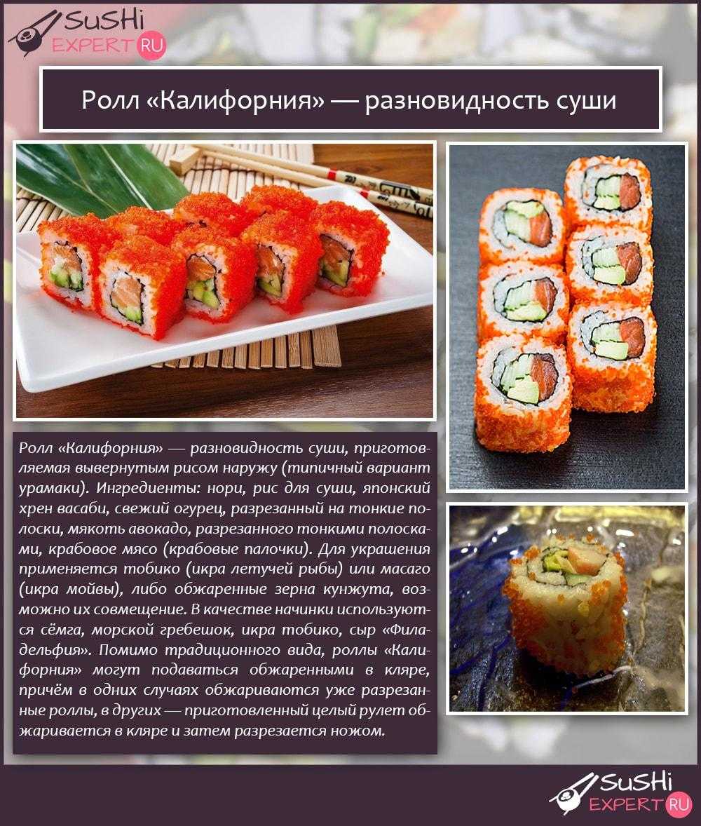 Роллы калифорния пошаговый рецепт