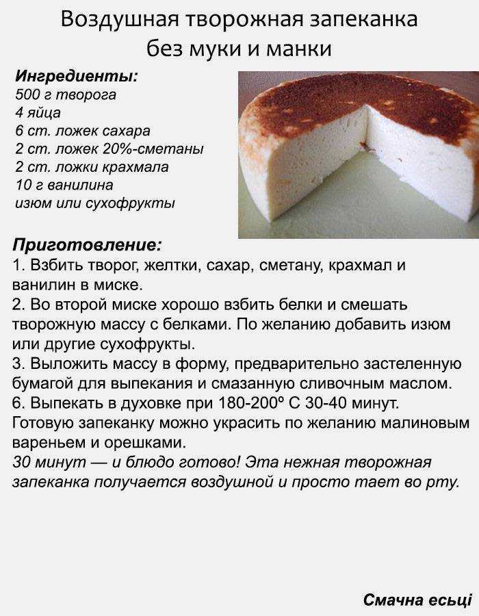 Творожная запеканка в мультиварке - 5 простых рецептов запеканки из творога с манкой и без нее