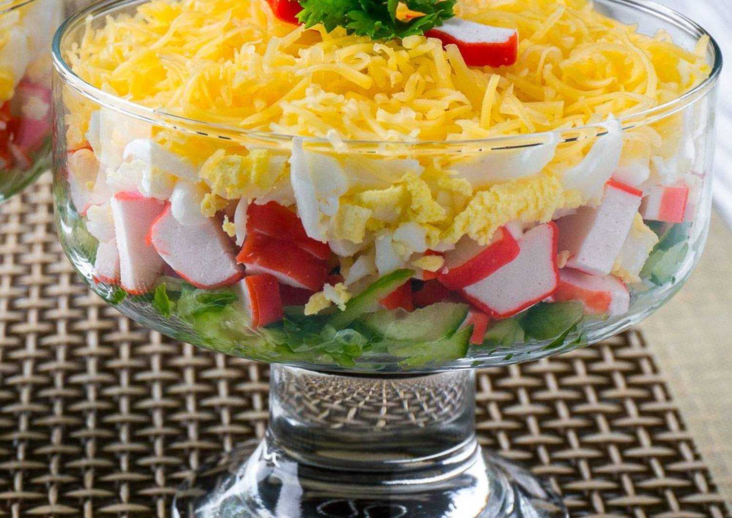 Вкусные салаты с крабовыми палочками: 15 новых и простых рецептов