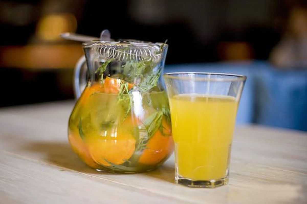 Коктейль orange mood мандариновый лимонад