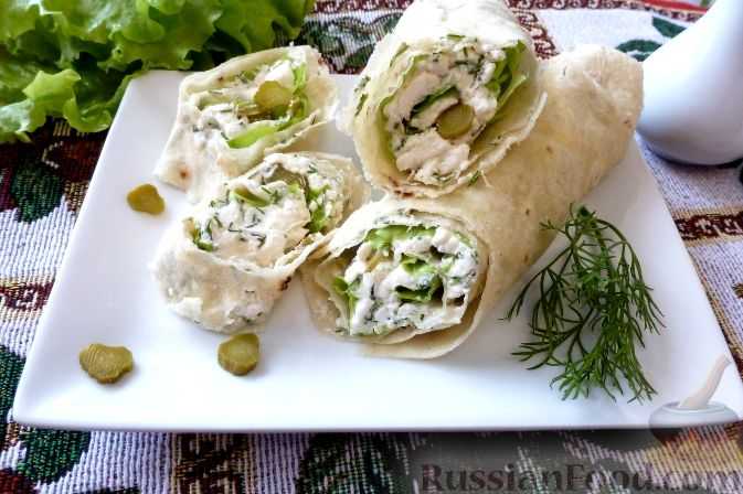 Рулет из лаваша — 7 вкуснейших рецептов с грибами